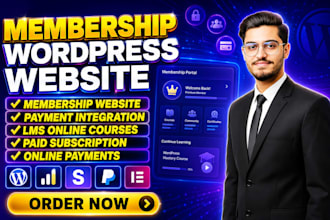 build wordpress membership website