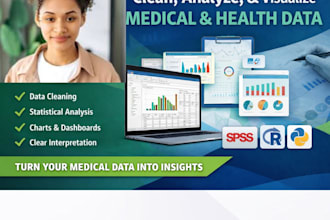 clean, analyze, and visualize medical and health data