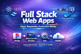 build a clean production ready full stack web app