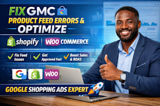 fix gmc product feed error optimize shopify woocommerce product feed shopping ad