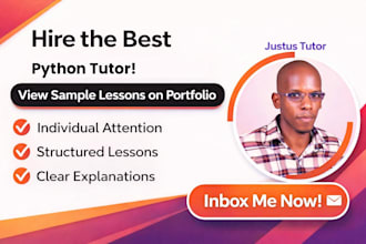 be your expert python programming tutor from beginner to advanced