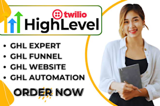 be go high level expert, highlevel automation, go highlevel funnel, ghl website