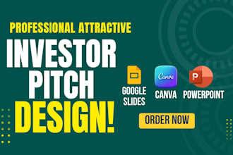design investor pitch deck