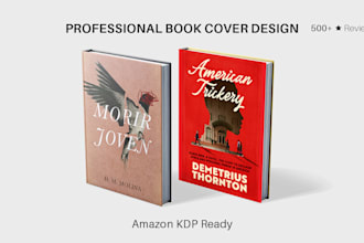 design a professional book cover with strong genre awareness KDP ready