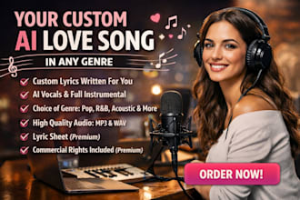 write and produce a custom ai love song in your chosen genre