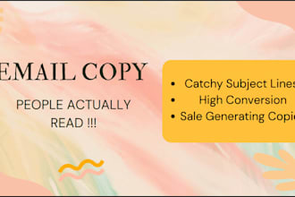 do email copywriting to write engaging content