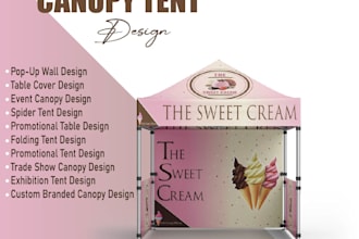 custom professional canopy tent design for your promotions