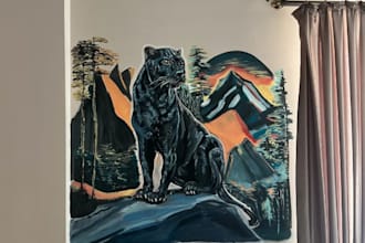 do mural wallpaper, graffiti street wall art for home restaurant office wall