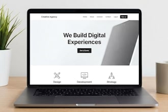 build a simple website and custom backoffice dashboard