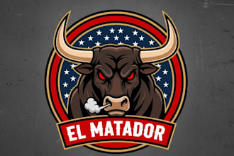 make unique bull head logo with creative concepts