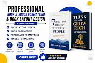 do kdp book formatting and layout design