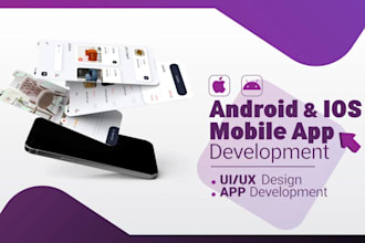 do flutter mobile app development, android app, ios app, as a flutter dev