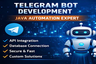 develop a custom telegram bot using java