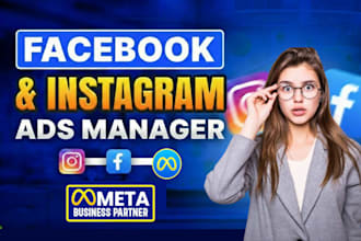setup and manage facebook ads, conversion with fb pixel and meta ads campaign