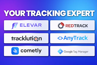 set up anytrack, elevar, tracklution, cometly, redtrack tracking