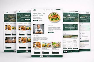 food catering website food truck website restaurant grocery ordering SMM leads