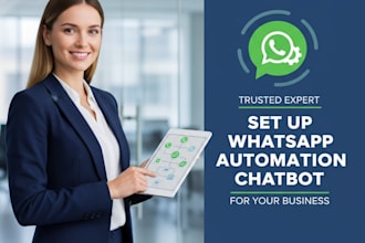 set up a custom whatsapp automation chatbot for your business
