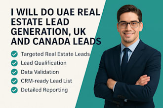 do uae real estate lead generation uk and canada leads