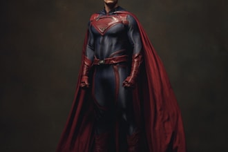 draw marvel style superhero illustration