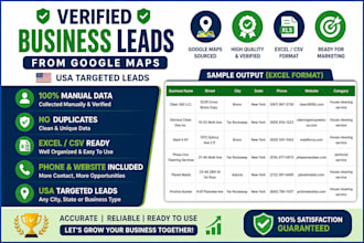 scrape google maps business leads