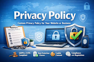 write a professional privacy policy for your website or app