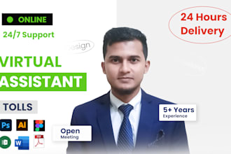 be your professional graphic designer and personal virtual assistant
