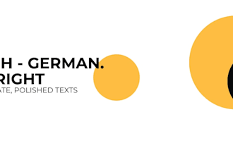 proofread and edit your english to german translation