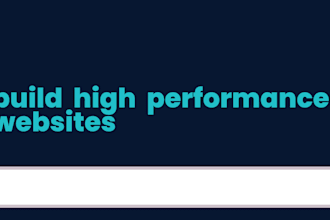 build high performance websites