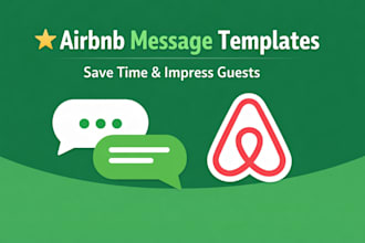 write professional airbnb guest message templates
