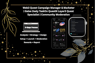 be your web3 quest campaign manager and growth strategist on zealy and more