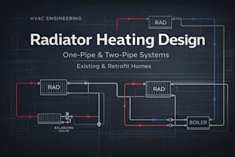 design radiator heating system