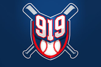 design sports team logo and sports event or academy