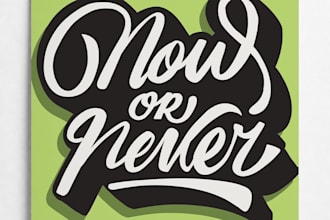 create custom hand drawn lettering