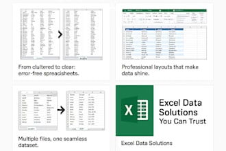 clean, format, split, merge excel data