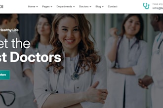 design medical, healthcare, homecare, elderly care website, senior care website