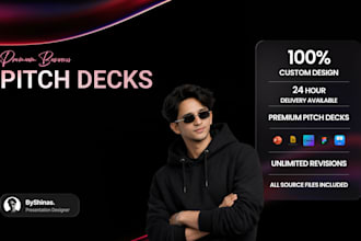 design investor pitch decks and presentation