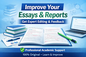 review, edit, and improve your essays and reports