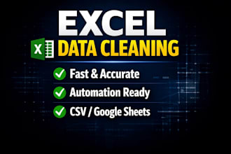 be your excel expert for data automation, power query, and vba