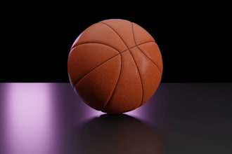 create a detailed 3d model for soccer balls and custom football design products