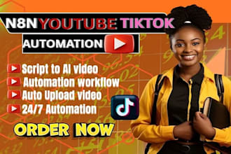 build n8n ai video automation for tiktok reels and n8n youtube automation
