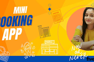 build a complete mini booking system with admin panel