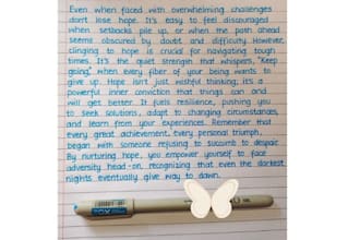 handwriting notes and letter