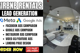 airbnb listing marketing airbnb rental leads short term rental leads facebook ad