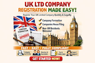 register your UK ltd company setup , UK nominee director