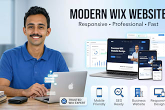 design modern wix website or redesign wix website professionally