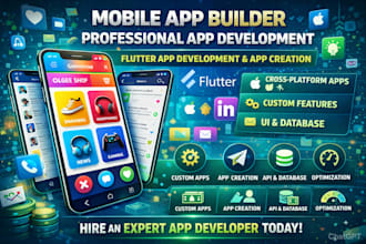mobile app builder, flutter app development, app development, app creation