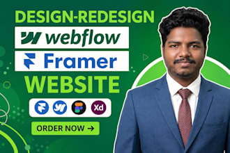 design, redesign, clone german webflow website, webflow expert, framer website