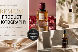 create realistic ai product photography for ecommerce brands
