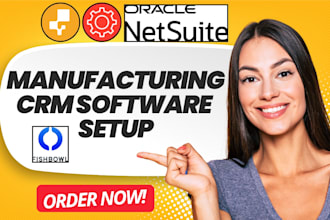setup manufacturing software inflow inventory upkeep fishbowl ganttpro netsuite