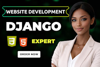 do frontend and backend in django as full stack developer